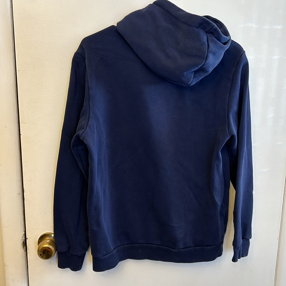 Puma Adult Hooded Sweatshirt Navy Size Small - Picture 4 of 4